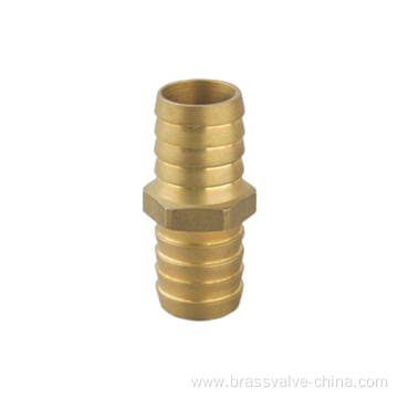 Brass straight flare coupling